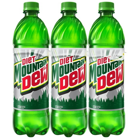 Mountain Dew Diet Soda 16.9 oz Bottles - 6 pk (Pack of 1)