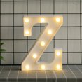 thumbnail image 1 of LED Marquee Letter Lights Sign, Light Up Alphabet Letter for Home Party Wedding Decoration(Z）, 1 of 8