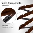 thumbnail image 4 of MAGMALIFE 20 Ganchos para Ropa de Madera: Gancho Giratorio de 360 Grados, Adecuado para Prendas Variadas, Elegantes, Evitan la Deformaci&oacute;n de tu Ropa (Caf&eacute;), 4 of 8