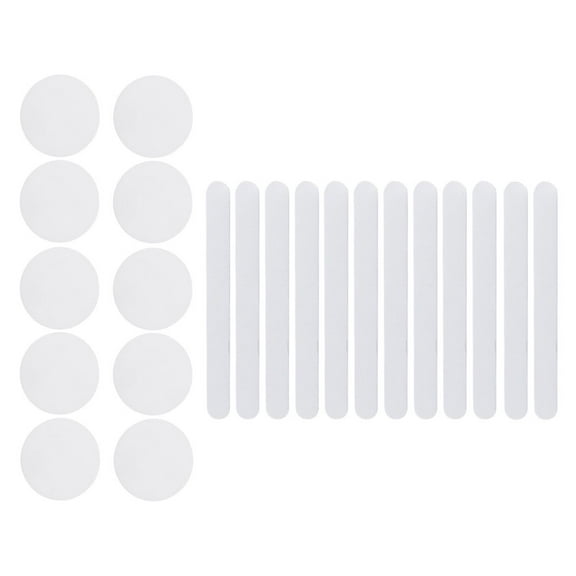 WORGEOUS  22 Pcs Self-adhesive Non-slip Stickers Around Clear Duct Tape Transparent