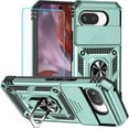 thumbnail image 1 of REQO for Pixel 9A Case, Google Pixel 9A Case with Screen Protector: [Military Grade 20ft. Drop Tested] Ring Shockproof Protective Phone Case for -Google Pixel 9A, 1 of 6