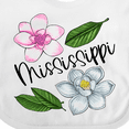 thumbnail image 4 of Inktastic Mississippi Magnolia Flowers and Leaves Boys or Girls Baby Bib, 4 of 4