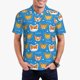 thumbnail image 1 of Balery Corgi Dog Face Camisa Polo de Hombre con Estampado, de Manga Corta y Tejido Medio, Camisa Tipo Golf Polo-4X-Large, 1 of 6