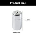 thumbnail image 5 of Set Of 4 Stainless Steel Salt Shakers Seasoning Jar Portable Spices Dispenser with Lid for Camping and Outdoor Grills, 5 of 14