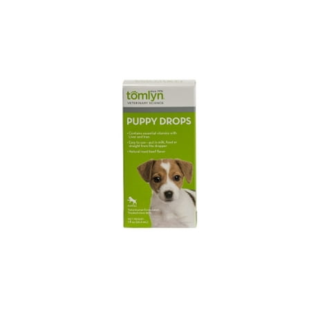 Tomlyn Puppy Drops Vitamin Supplement - Puppy Vitamin Drops - 1 oz