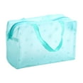 thumbnail image 1 of Floral Transparent Toiletry Bag - PVC Waterproof - Large Capacity Travel Makeup Organizer, 1 of 6