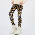 thumbnail image 1 of Pantalones de terciopelo con estampado de estrellas para niñas, mallas cálidas gruesas, para otoño e invierno, 4-13 años, 1 of 4