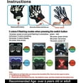 thumbnail image 3 of Guantes de esqueleto, guantes LED, guantes iluminados, juguete mágico con luz para dedos, 3 of 5