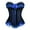 Blue, variant on Fesfesfes Plus Size Bodysuit For Women Black Bustier Lingerie For Halloween Costume Dress Bustier Top Gothic Shapewear Underwear