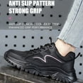 thumbnail image 6 of Safety Trainers Mens Steel Toe Cap Trainers Breathable Anti Smashing Safety Shoes Work Trainers Fashion Comfortable 4.5-7.5, 6 of 8