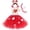 Red, variant on Girls' Dresses Valentine's Day Role School Party Performance Holiday Celebration Kids Clothes
