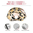 thumbnail image 5 of Disketp Cute Bee Gnome Shower Caps,Reusable Shower Cap For Women, Double Layer Waterproof Hair Cap, Large Size For All Hair Lengths,For Girls Spa Home Salon Use, 5 of 9
