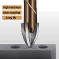 thumbnail image 5 of Professional 7 Piece Twist Drill Bit Set，Gold，83-124mm, 5 of 5