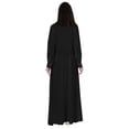 thumbnail image 4 of Bimba Robe de Prière Islamique pour Femmes avec Manches à Revers Hijab Abaya Traditionnelle Musulmane Robes, 4 of 7