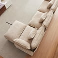 thumbnail image 5 of Sunvasagoo Cloud Modular Sectional Sofa, 112" U/L Shape, Chenille, Beige/Khaki, 5 of 8