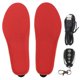 thumbnail image 1 of Plantillas calentadas eléctricas temperatura ajustable calentamiento de pies almohadilla de zapatos rojo, 1 of 8