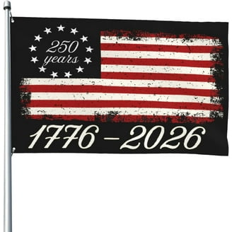 America 250th Birthday 250 Years Usa 1776 2026 Flag 4x6 Banner for