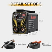 GZ GUOZHI Portable 130A Stick Welder ,110V Mini ARC Welder Tool ,Small Welder Machine ,with Shoulder Strap,Energy Efficient,Easy to Use,Perfect for Home Use