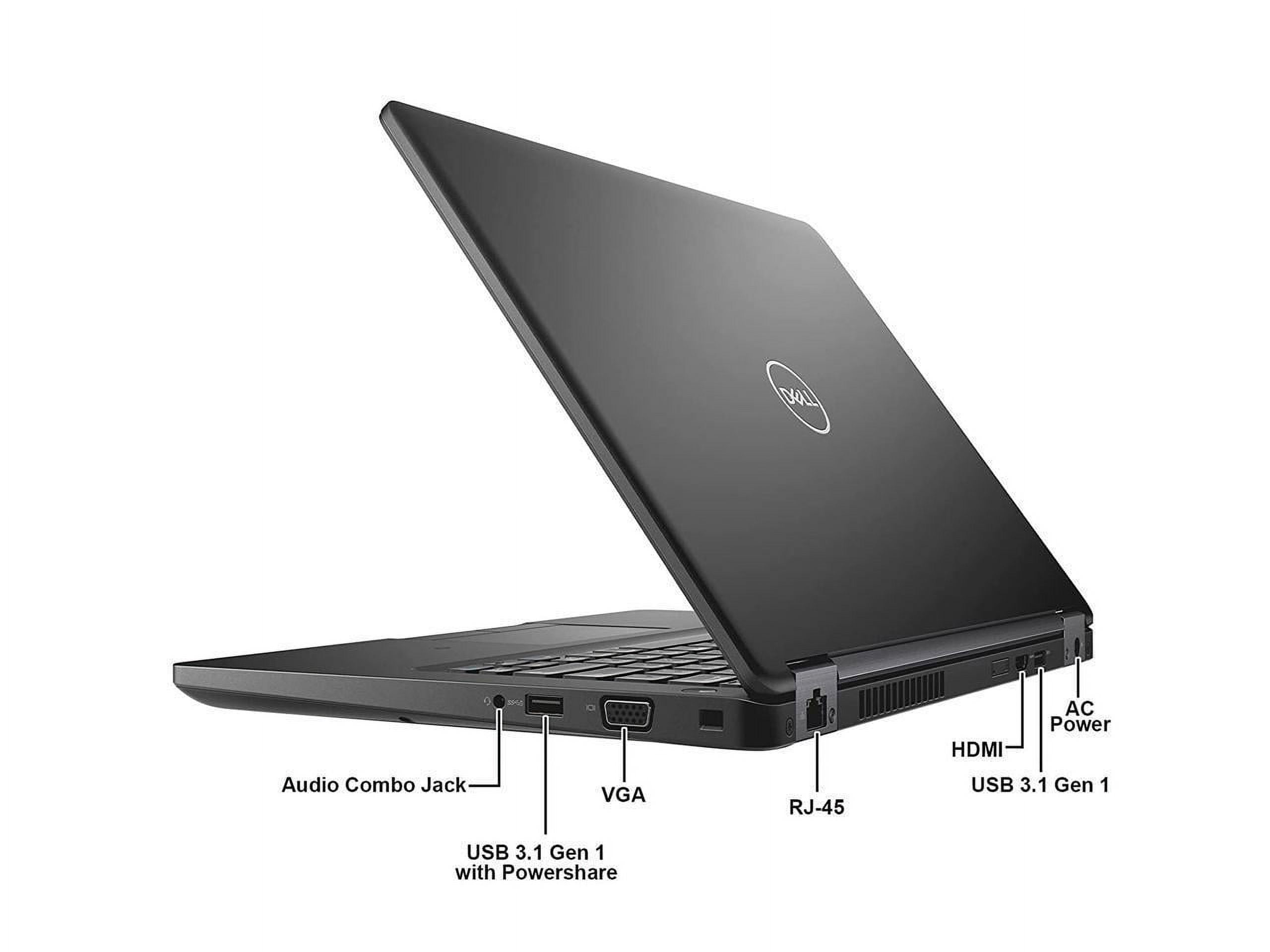 DELL Latitude 5490 Laptop Intel Core i5-8350U (1.70GHz) 16GB Memory 256 GB SSD Intel UHD Graphics 620 14.0" FHD Windows 10 Pro