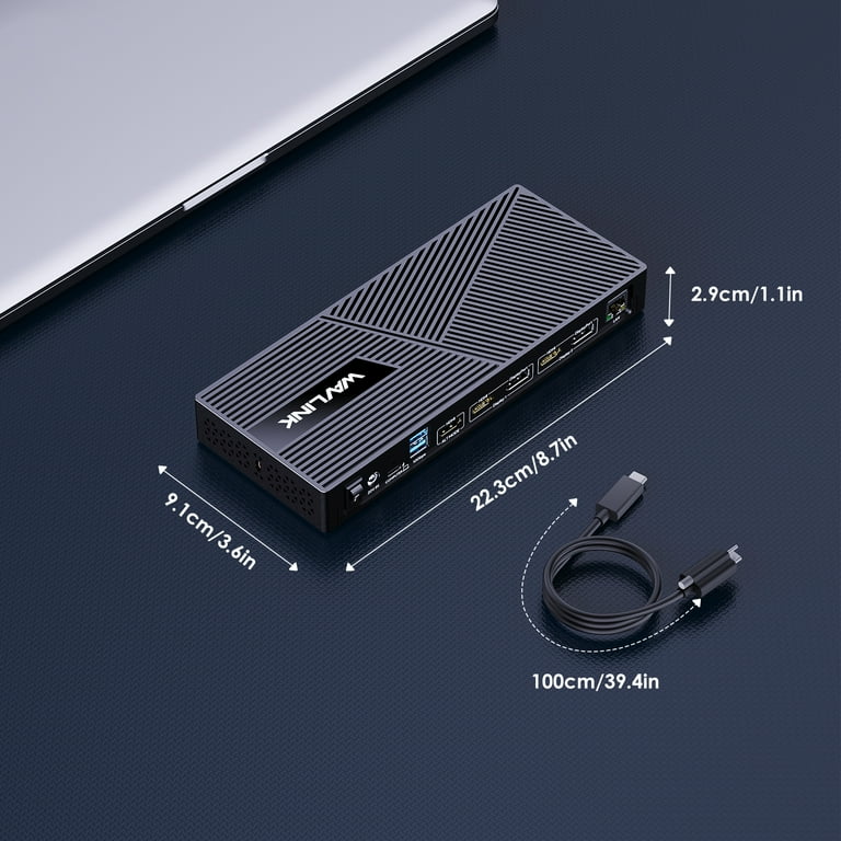 WAVLINK UG63PD25 USB-C Triple Display Laptop Docking Station