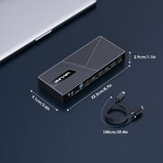 Universal Dock Station, 15-in-1 USB Dock with 100W Charge, HDMI&DP, 10Gbps USB, Gigabit Ethernet