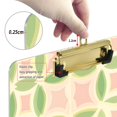 thumbnail image 6 of FORMRS Acrylic Clipboard with Low Profile Clip Standard A4 Letter Size, 12.5" x 9", Light Green Geometric, 6 of 8