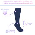 thumbnail image 2 of PureTwine Knee High Socks for Women | Comfort Seam Soft Bamboo Rayon | Long Dress Socks for Women Athletic Socks 4 Pairs, 2 of 7