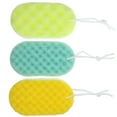 thumbnail image 6 of ATriss 3Pcs Bathing Sponge Body Scrubbers Clean and Exfoliating Shower Bathing Tools Sponge with Hanging Rope for Women Men (Random Color), 6 of 11