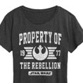thumbnail image 3 of Star Wars - Property Of Rebellion - Women's Short Sleeve Classic Fit Tee, 3 of 5