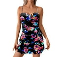thumbnail image 1 of Maillots de Bain pour Femmes Robe de Bain Bandeau Sans Bretelles Maillots de Bain pour Femmes Rose Vif, 1 of 4