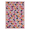 thumbnail image 3 of Unique Loom Aruba Outdoor Collection Area Rug - Oranjestad (4' x 6' Rectangle Pink/Gold), 3 of 7
