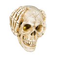 thumbnail image 3 of Decoración de Halloween Colcomx Skeleton Horror Gleamy Skull 14x20 cm, 3 of 7