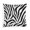 Pattern-3, variant on Pillow Cases Black And White Zebra Print Linen Pillow Cover 16"x16" for Sofa Bed Party Zebra Black Animal Print Outside Pillows