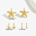 thumbnail image 3 of Coastal Style Studs Earrings Set With Sparkling Rhinestones And Modern Shapes Fashion Ear Accessory for Women, 3 of 4