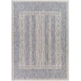 thumbnail image 2 of Mark&Day Outdoor Rugs, 6x9 Iowa Falls Global Indoor/Outdoor Navy Area Rug, Non Shedding Blue Brown Cream Carpet for Patio, Porch, Deck, Bedroom, Living Room or Kitchen (6'7" x 9'), 2 of 6