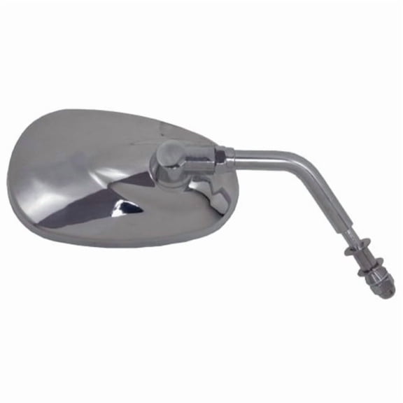 emgo 20-86837 chrome finish replacement mirror for harley davidson cruiser