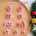 thumbnail image 4 of Cortadores de arcilla Keoker Christmas con 10 formas para hacer pendientes, 4 of 8
