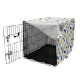 thumbnail image 3 of Yellow Bird Dog Crate Cover, Tropical Jungle Pattern with Exotic Toucans and Leaves on Plain Background, Easy to Use Pet Kennel Cover Small Dogs Puppies Kittens, 7 Sizes, Multicolor, by Ambesonne, 3 of 6