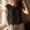 Black, variant on Womens 100% Cotton Linen Casual Cap Sleeve Tops Basic Summer Loose Fit Blouse Flowy Tops Cute Loose Fit Basic Tees