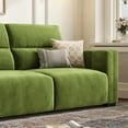 thumbnail image 6 of COPIAE 82” Velvet Loveseat Sofa, Comfy Deep Seat Sofa with Soft Cushion, Modern 2-Seater Couch with Piano Design Armrest& Ergonomic Backrest, Home Sofa Couch for Living room Bedroom, 6 of 10