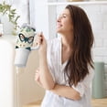 thumbnail image 6 of Butterflies Leaves Green 40 oz Tumbler with Handle Insulated&nbsp;Travel Mug&nbsp;Lid Straw Leak Proof Steel Vacuum Water Bottles Glasses Fits in Car Cup Holder, 6 of 7