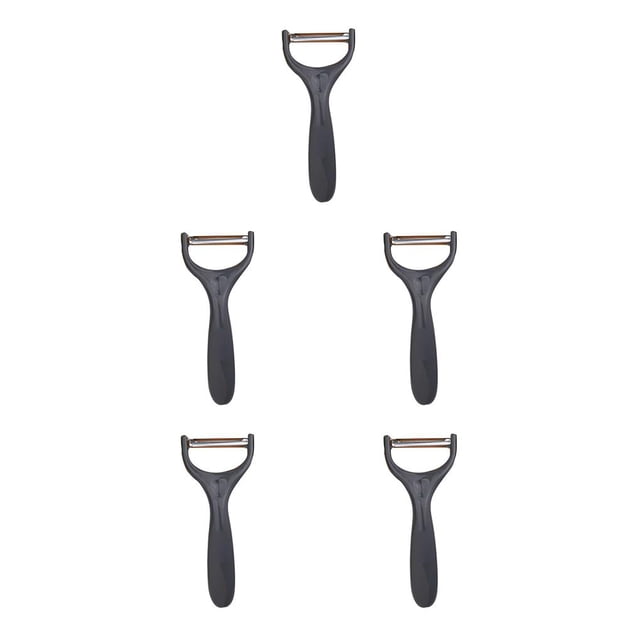 Pelador de verduras Toystoory Antideslizante acero inoxidable Gris oscuro