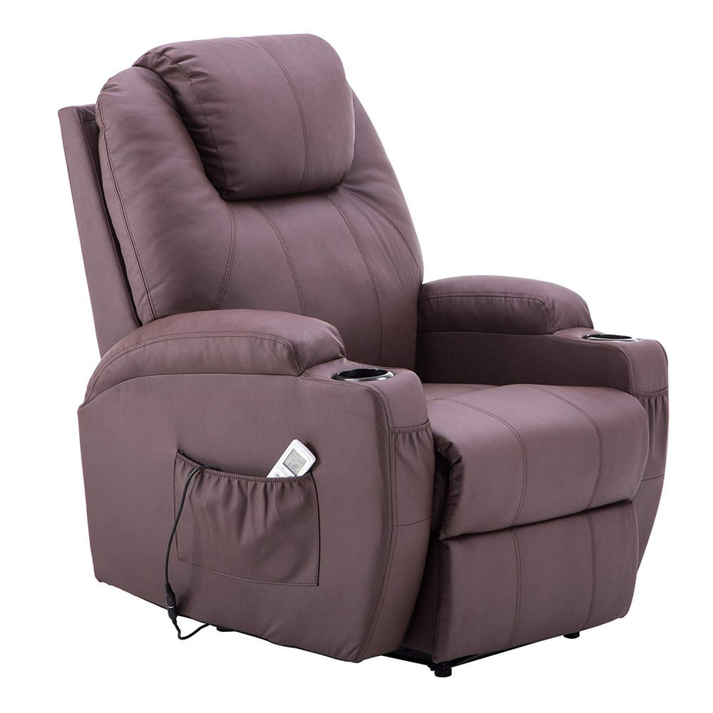 Power Recliner Massage Ergonomic Sofa Vibrating Heated Lounge Chair