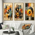 thumbnail image 1 of Designart "Vintage Vinyl Records II" Music Framed Wall Art Set Of 3 - Multi-Color Vinyl Records Frame Gallery Wall Set For Home Decor, 1 of 6