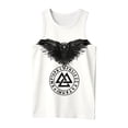 thumbnail image 4 of Telankuip Men's Funny Pattern Print Muscle Tank Tops for Retro Athletic Workout Sleeveless T-Shirt Lightweight Comfy Casual Streetwear Graphic Tee 10-White XL, 4 of 4