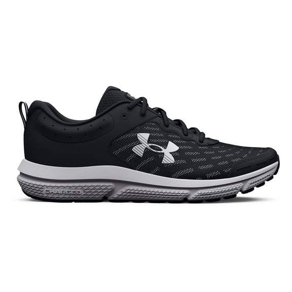 Under Armour Men's UA Charged Assert 10 Running Shoes Black/Black/White - 3026175-001