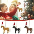thumbnail image 6 of Moocorvic Christmas Hanging Horse Christmas Tree Decor for Home, Christmas Decorations Indoor Home Decor Realistic Horse Birthday Party Supplies for Kids Boys Girls, 6 of 6