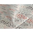 thumbnail image 4 of Ambesonne Umbrella Quilted Bedspread Set 3 Pcs, Ornate Clouds Downpour, King Size, Multicolor, 4 of 5