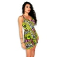 thumbnail image 4 of Neon Multicolored A-Frame Dress with Zebra, Cheetah, and Leopard Prints - Short, Stretchy, and Stylish Above-The-Knee Fit, 4 of 4