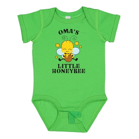 

Inktastic Cute Bee Oma s Little Honeybee with Stars Gift Baby Boy or Baby Girl Bodysuit